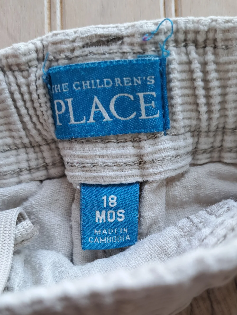 The Children's Place Corduroy Utility Pull On Cargo Cotton Waist Cinchers Pants